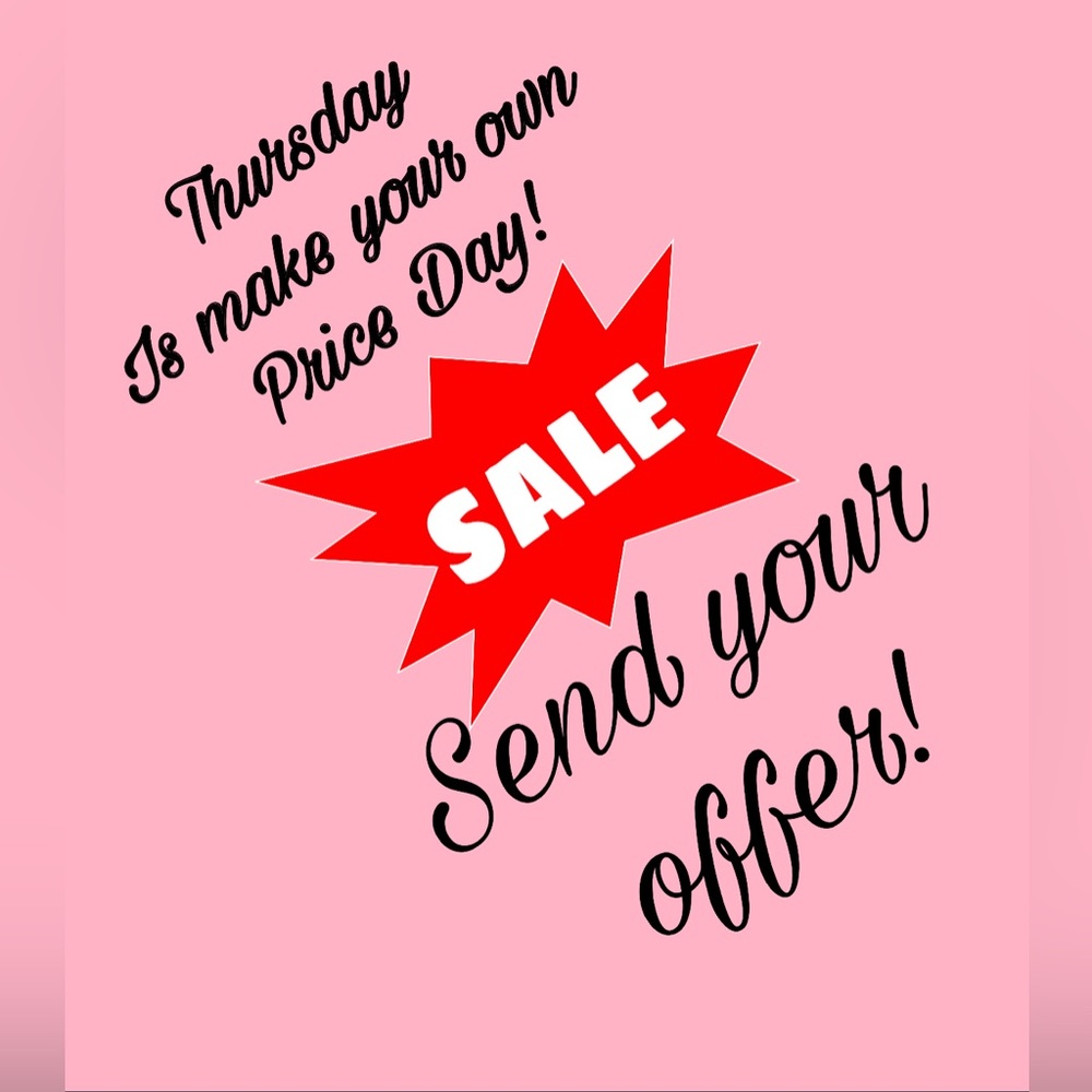 Make Your Own Price Day Sale!